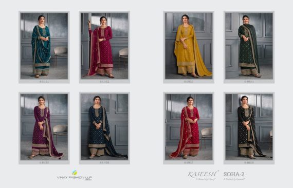 VINAY KASEESH SOHA VOL-2 DOLA JACQUARD SALWAR SUITS