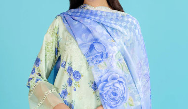 MORJA Unstitched Embroidered 3 pc | Gulljee Morja 05